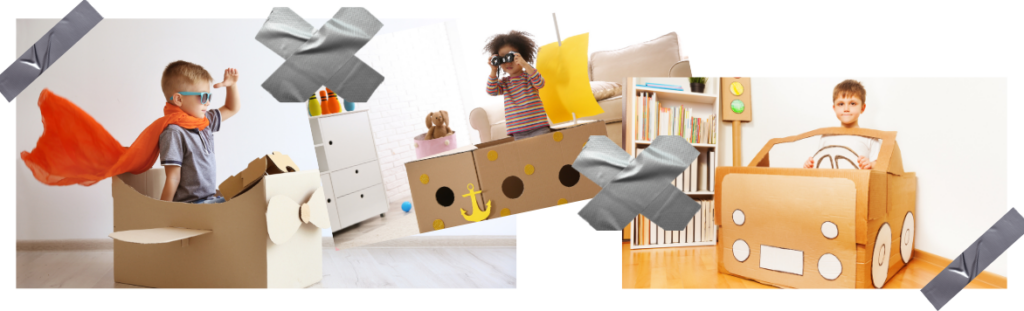 Cardboard box creations 